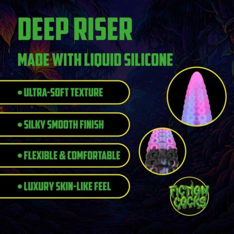 Deep Riser - Silicone Dildo - Purple SHOTS