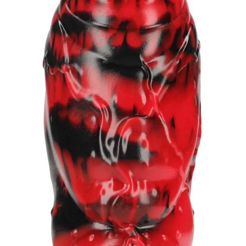 Demon Master - Silicone Dildo - Red/Black SHOTS