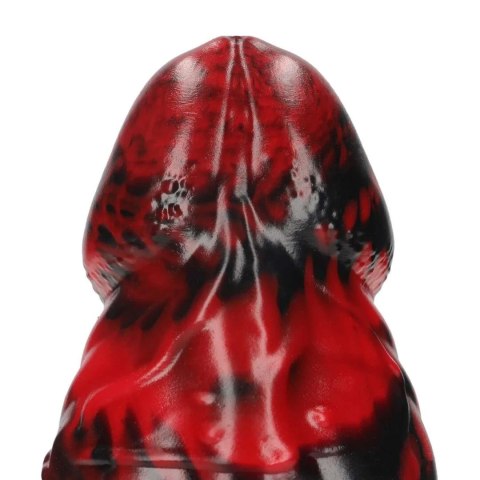 Demon Master - Silicone Dildo - Red/Black SHOTS