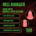 Hell Ravager - Silicone Dildo - Red SHOTS