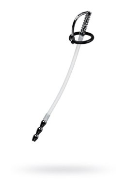 Urethral catheter TOYFA Metal, with replaceable securing rings, silicone, silver, 23cm TOYFA - Boys of Toys Sp. z o.o. (dystrybutor)