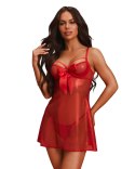 Gifty Red babydoll i stringi 2XL/3XL Obsessive - Amocarat Sp. z o.o.