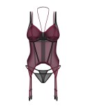 Parisel gorset i stringi L/XL Obsessive - Amocarat Sp. z o.o.