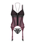 Parisel gorset i stringi S/M Obsessive - Amocarat Sp. z o.o.