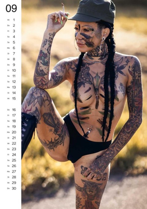 Pin-up Calendar Tattoo Girls 2027 ORION