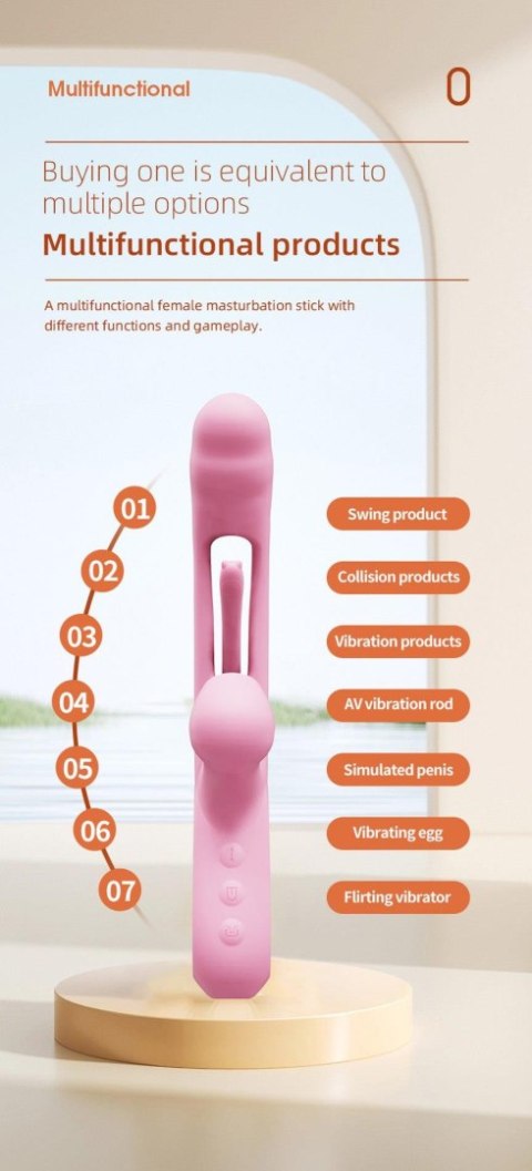 Corse USB – Luksusowy Wibrator z 36 Funkcjami Wibracji i Tappingu