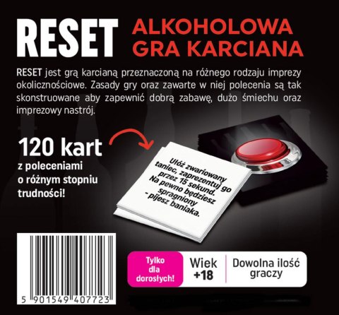 RESET: Karciana Gra Alkoholowa