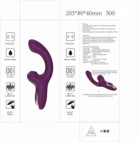Lila – Wibrator z 7 Trybami Pulsacji, Wibracji i Funkcją Podgrzewania