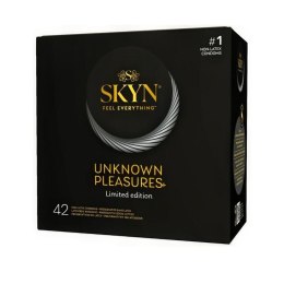 Unimil SKYN Unknown Pleasures – Zestaw 42 Nielateksowych Prezerwatyw