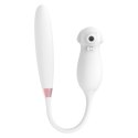 Elva – Stymulator z Podwójną Stymulacją i Ogrzewaniem (Biały)