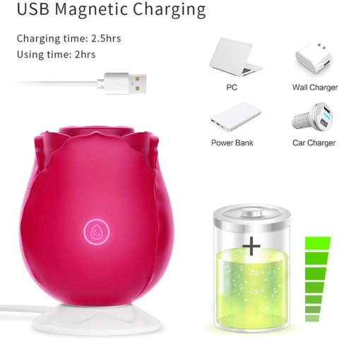 Luksusowy Stymulator i Masażer Bezdotykowy USB z 10 Funkcjami