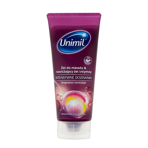 UNIMIL Intensywne Doznania: Rozgrzewający Żel do Masażu 200ml