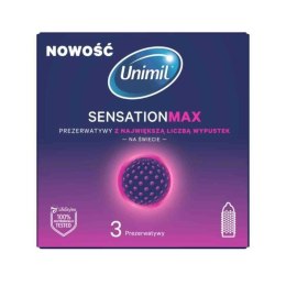 Prezerwatywy Unimil Sensation Max (3 szt.)