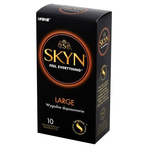 UNIMIL SKYN Large, 10 sztuk – Prezerwatywy Nowej Generacji