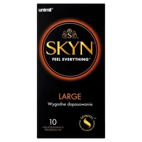 UNIMIL SKYN Large, 10 sztuk – Prezerwatywy Nowej Generacji