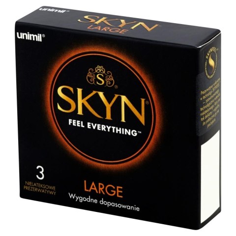 Prezerwatywy UNIMIL SKYN Large, 3 sztuki