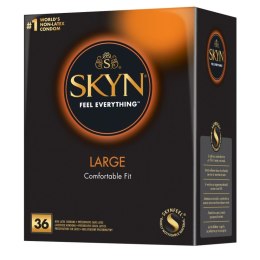 Unimil Skyn Feel Everything Large – Nielateksowe Prezerwatywy dla Maksymalnych Doznań (36 sztuk)