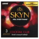Unimil SKYN Cocktail Club 3 Prezerwatywy Smakowe