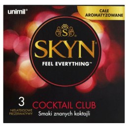 Unimil SKYN Cocktail Club 3 Prezerwatywy Smakowe