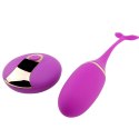Eleganckie Jajko Wibracyjne (Fioletowe) z Pilotem USB