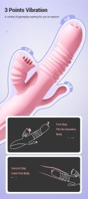 Wibrator Ada USB - Zmysłowy Róż