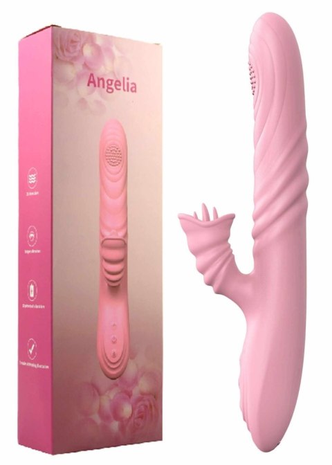 Wibrator Angelia USB – 20 trybów wibracji i 3 funkcje ruchu posuwisto-zwrotnego