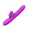 Wibrator Angelia USB: 3 Funkcje Ruchu Posuwisto-Zwrotnego i 20 Trybów Wibracji – Fioletowy