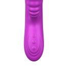 Wibrator Angelia USB – 20 Wibracji i 3 Tryby Pchnięć z Rotacją – Fioletowy