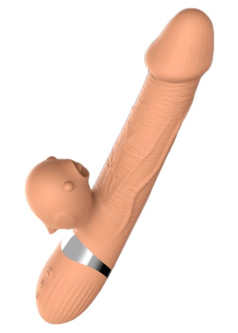 Dwufunkcyjny Wibrator Pulsacyjny z Języczkowym Stymulatorem Łechtaczki USB