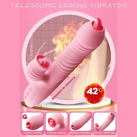 Zmysłowy Wibrator Fanny USB – Różowy