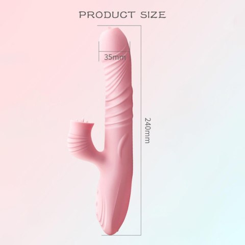 Zmysłowy Wibrator Fanny USB – Różowy