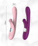 Lilo – Zmysłowy Wibrator z Funkcją Podgrzewania i Podwójną Stymulacją USB – Różowy