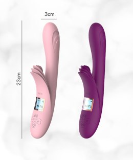 Lilo – Zmysłowy Wibrator z Funkcją Podgrzewania i Podwójną Stymulacją USB – Różowy