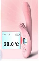 Lilo – Zmysłowy Wibrator z Funkcją Podgrzewania i Podwójną Stymulacją USB – Różowy