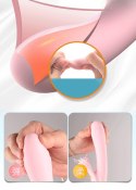 Lilo – Zmysłowy Wibrator z Funkcją Podgrzewania i Podwójną Stymulacją USB – Różowy