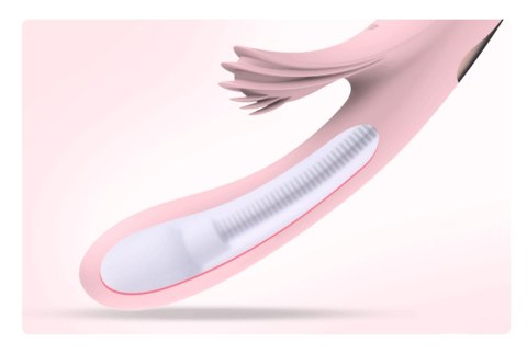 Lilo – Zmysłowy Wibrator z Funkcją Podgrzewania i Podwójną Stymulacją USB – Różowy