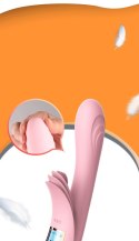 Lilo – Zmysłowy Wibrator z Funkcją Podgrzewania i Podwójną Stymulacją USB – Różowy