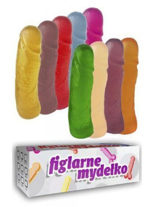 Figlarne mydełko w kształcie penisa