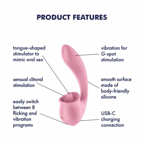 Tongue Genius - pink Satisfyer - Triple A Marketing GmbH
