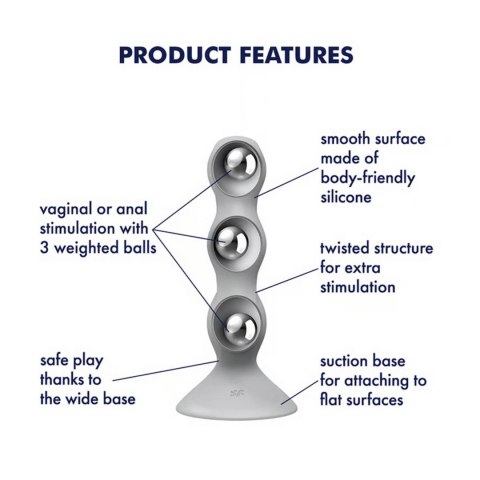 Triple Ball-R - grey Satisfyer - Triple A Marketing GmbH