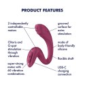 G for Goddess 3 - burgundy Satisfyer - Triple A Marketing GmbH