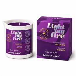 LIGHT MY FIRE - DRIP CANDLE - WAX PLAY 65G / 2.2OZ. DORCELl - Lovely Planet