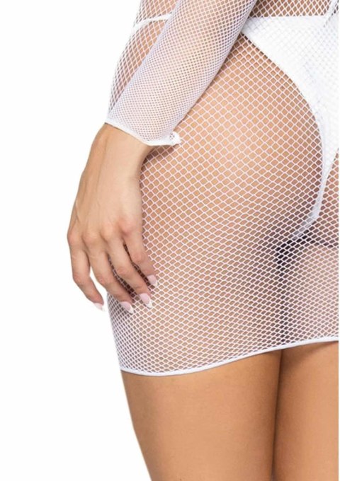 Ultra Net High Neck Mini Dress SCALA