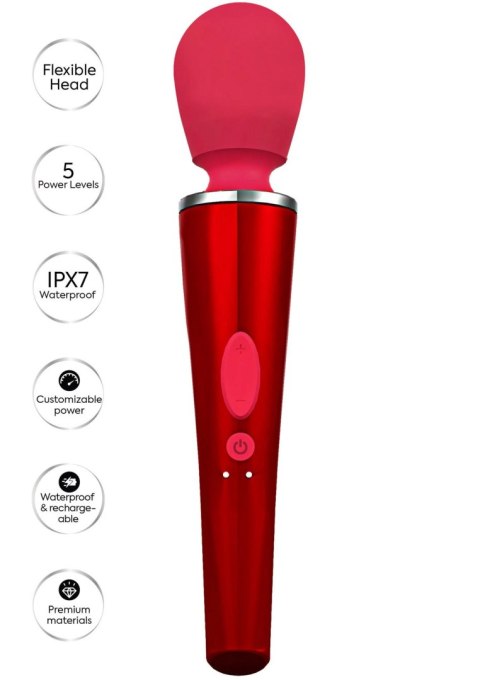 Caresse Compact Wand Massager red SCALA