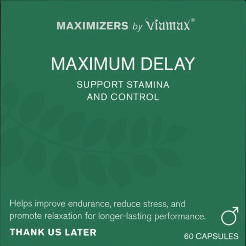 MAXIMUM DELAY - 60 Capsules VIAMAX