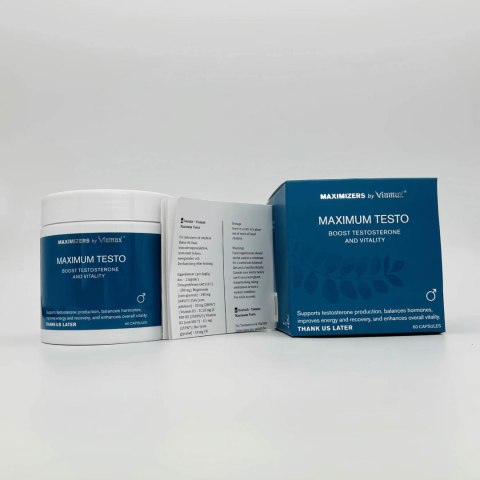 MAXIMUM TESTO - 60 Capsules VIAMAX