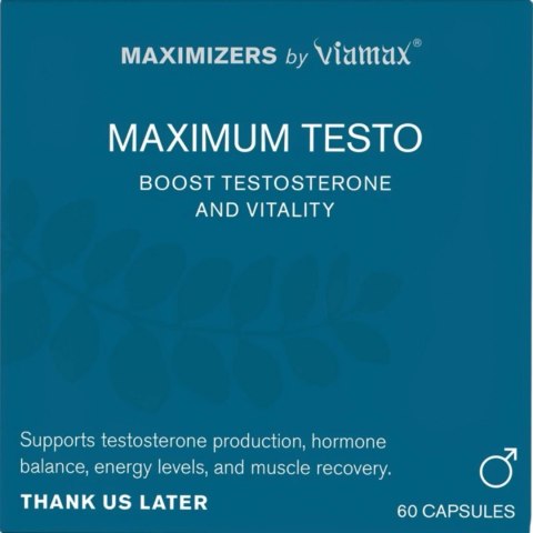 MAXIMUM TESTO - 60 Capsules VIAMAX