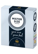 MISTER SIZE 53mm Condoms 3pcs SCALA