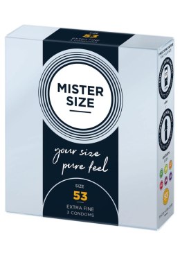 MISTER SIZE 53mm Condoms 3pcs SCALA
