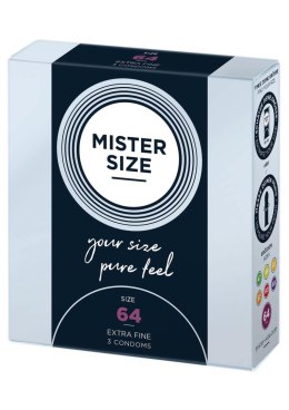MISTER SIZE 64mm Condoms 3pcs SCALA